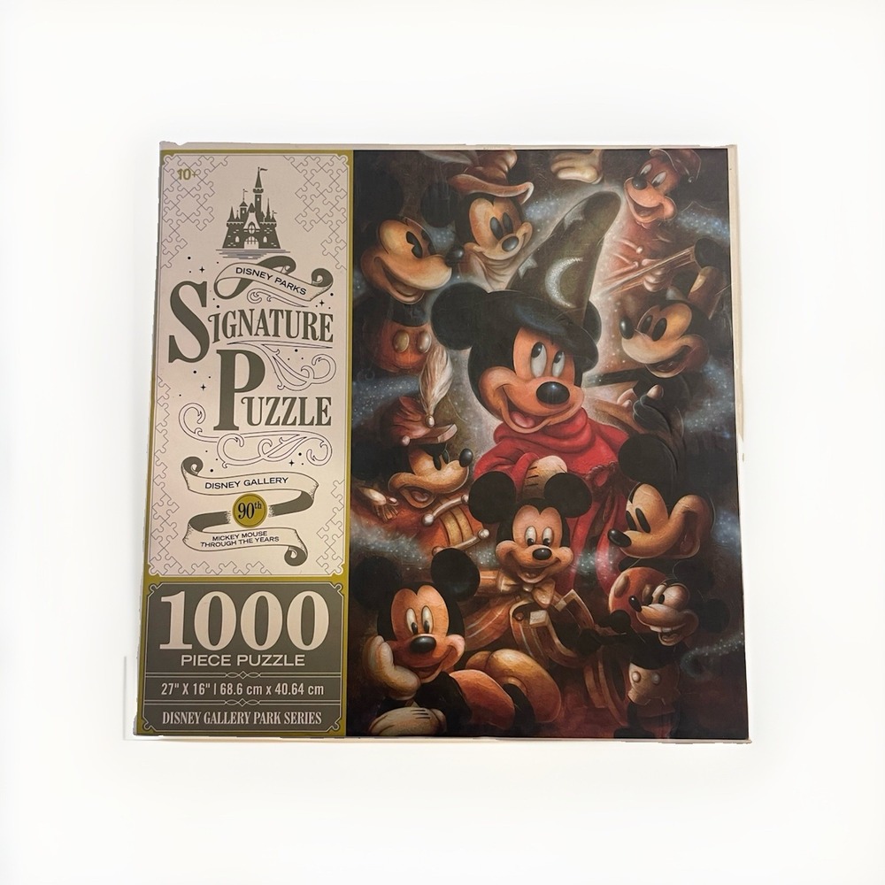 Brand New Disney Parks Signature Puzzle 1000 Pieces Mickey Mouse 90th Anniv